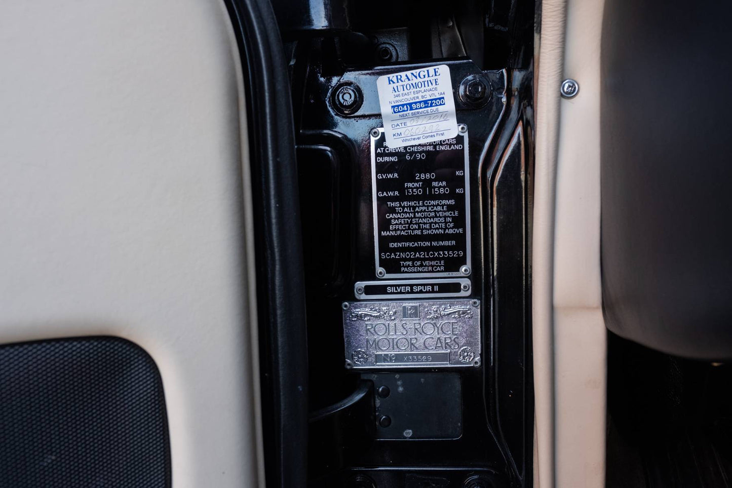 1990 Rolls-Royce Silver Spur II