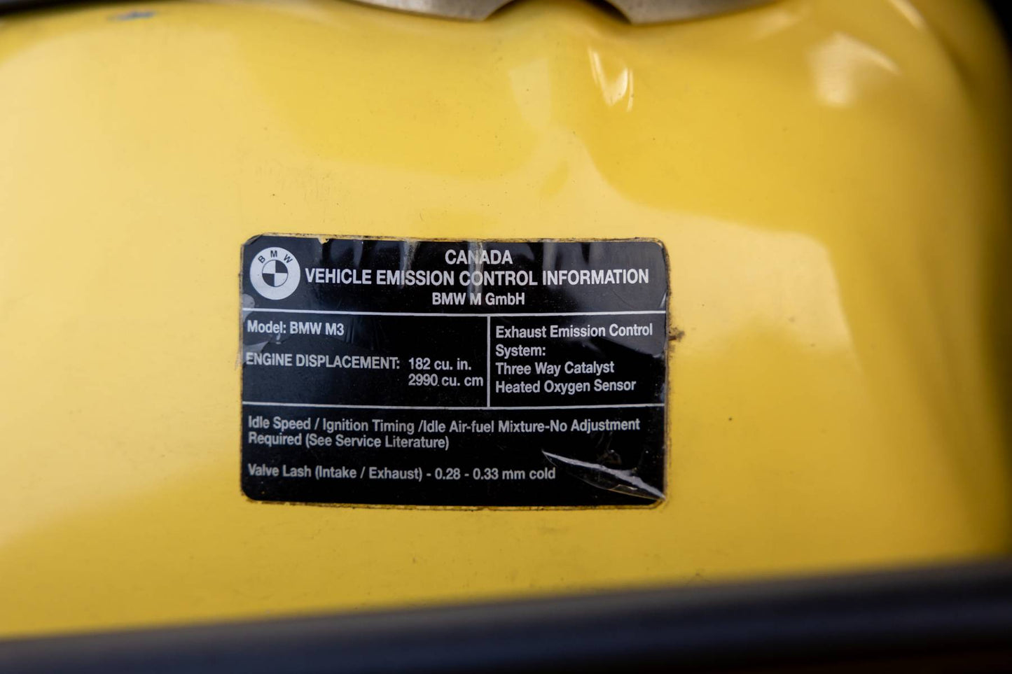 1994 BMW M3 Canadian Euro Spec #4/45
