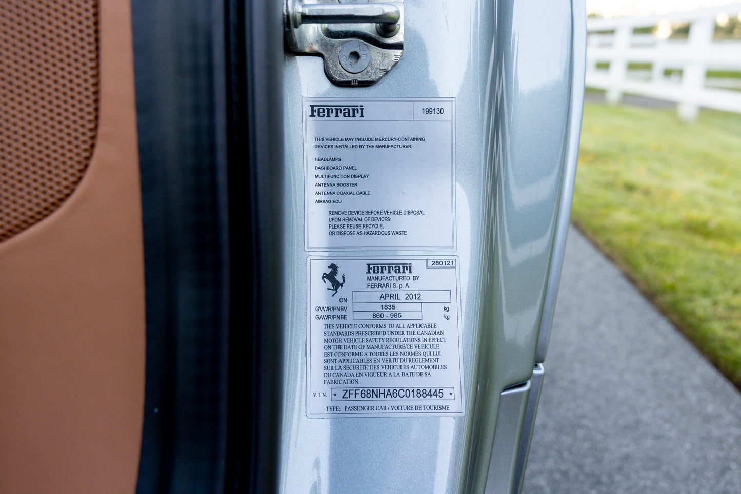 2012 Ferrari 458 Spider