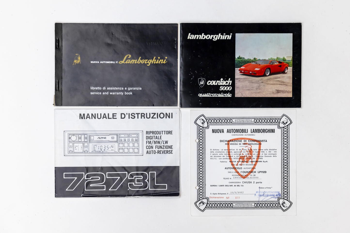 Euro 1987 Lamborghini Countach 5000 QV