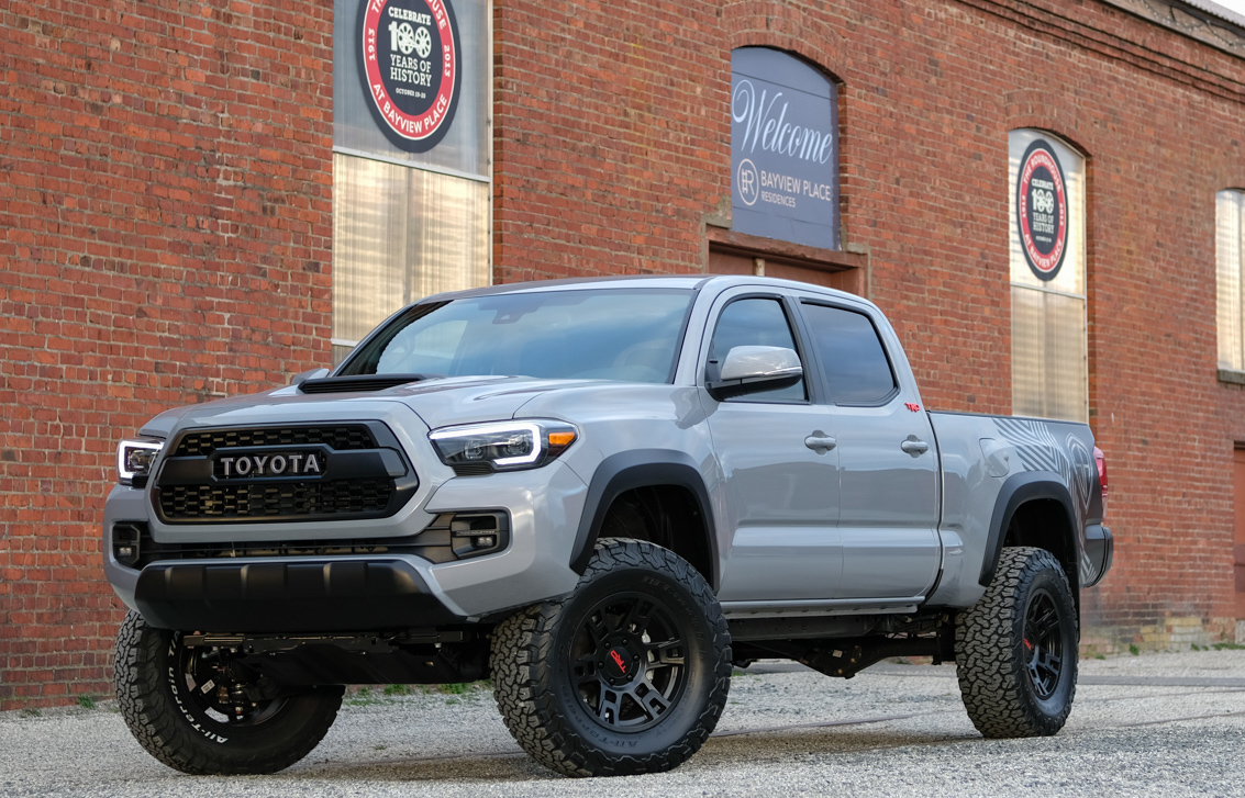2018 Toyota Tacoma Trd Lifted Custom In Cement Grey