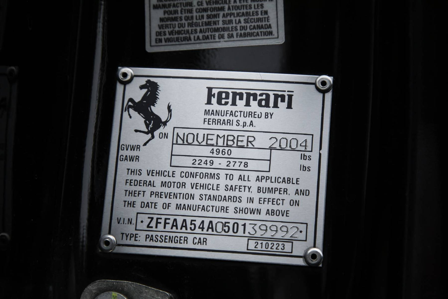 2005 Ferrari 612 Scaglietti