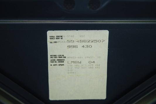 2004 Porsche 911 Carrera 4S (996)