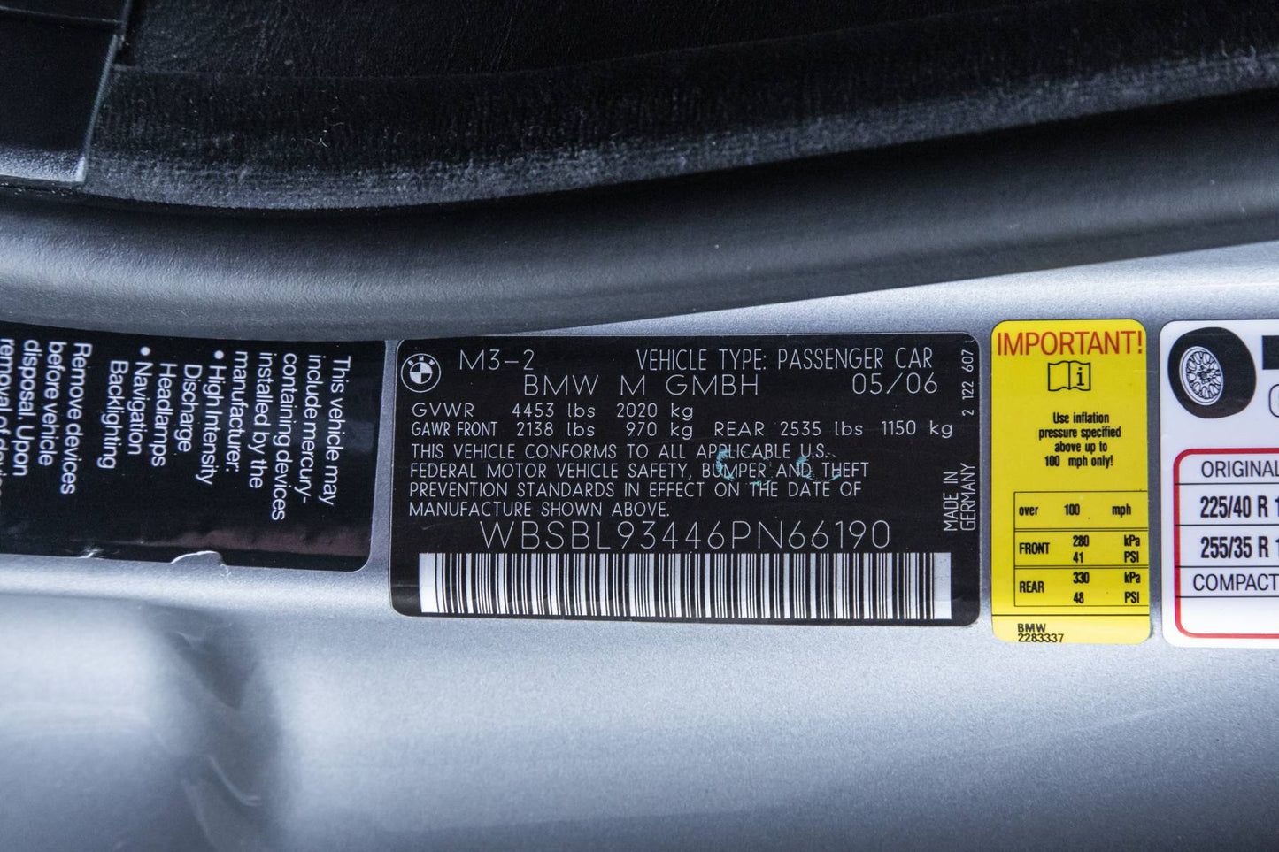 2006 BMW M3