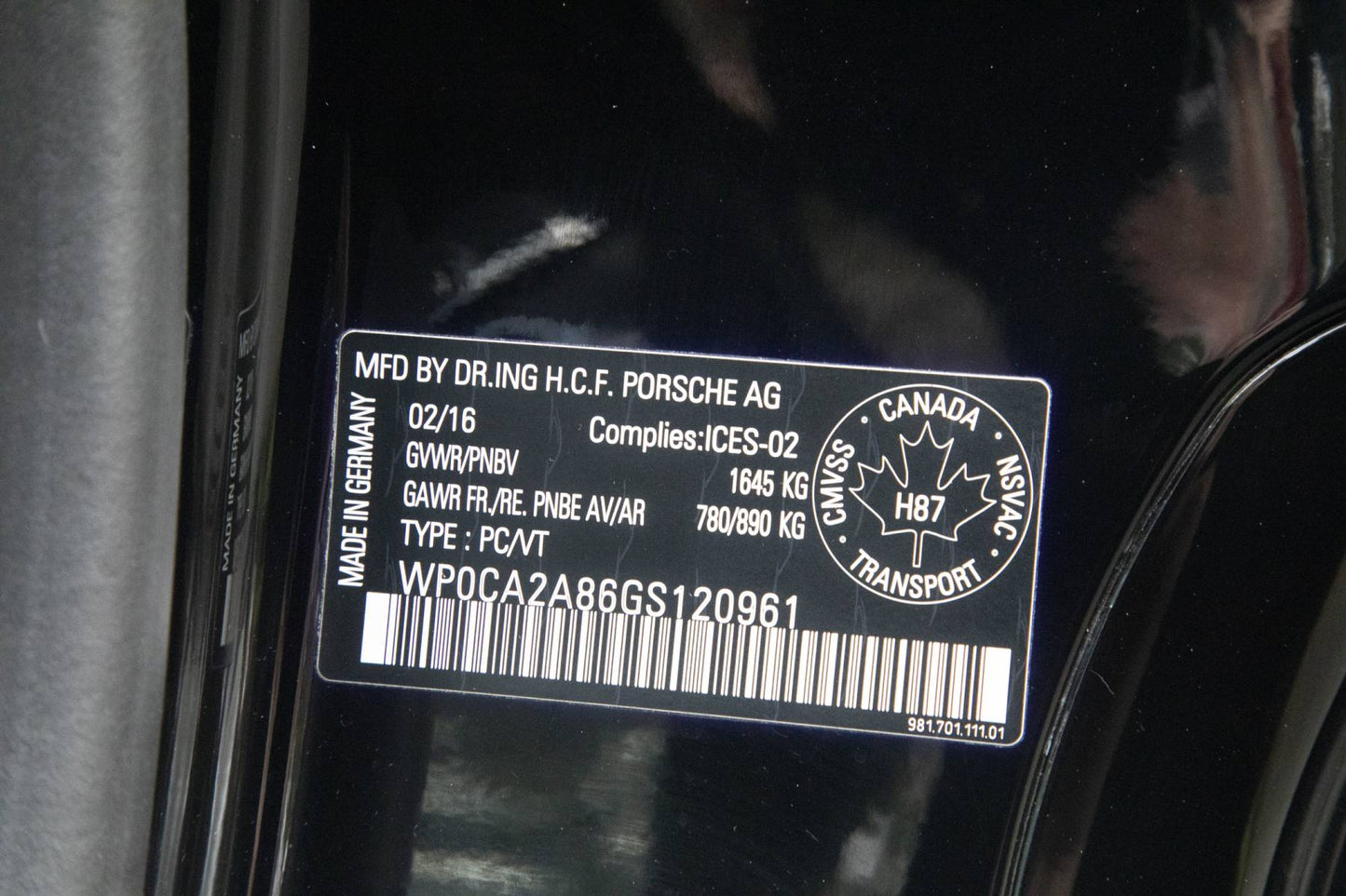 2016 Porsche Boxster