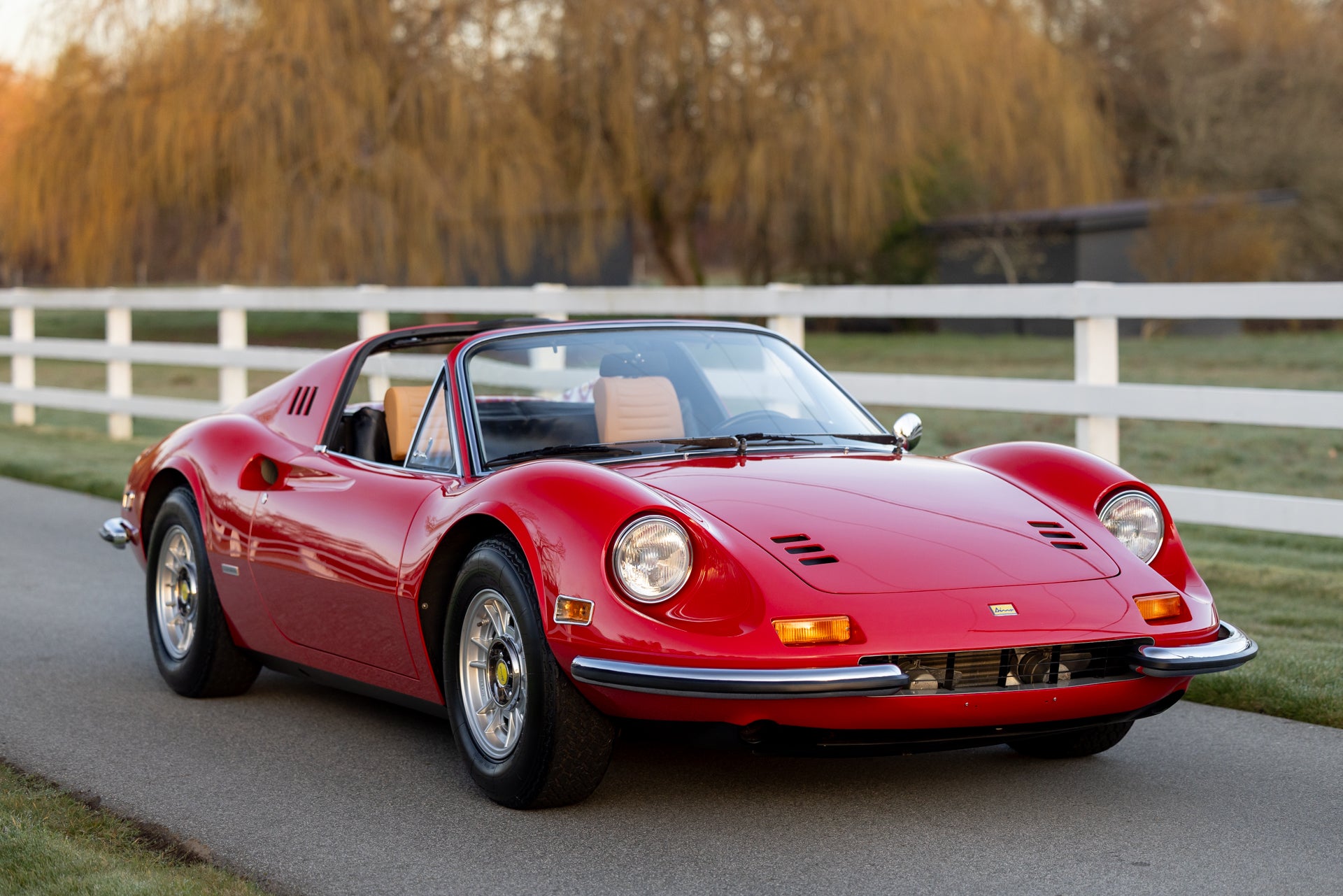 1973 Ferrari Dino 246 GTS w/ Classiche – Silver Arrow Cars