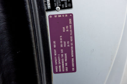 1988 Mercedes-Benz 560 SL