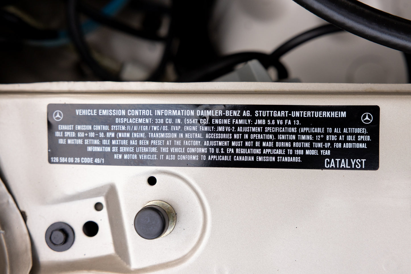 1988 Mercedes 560 SEL