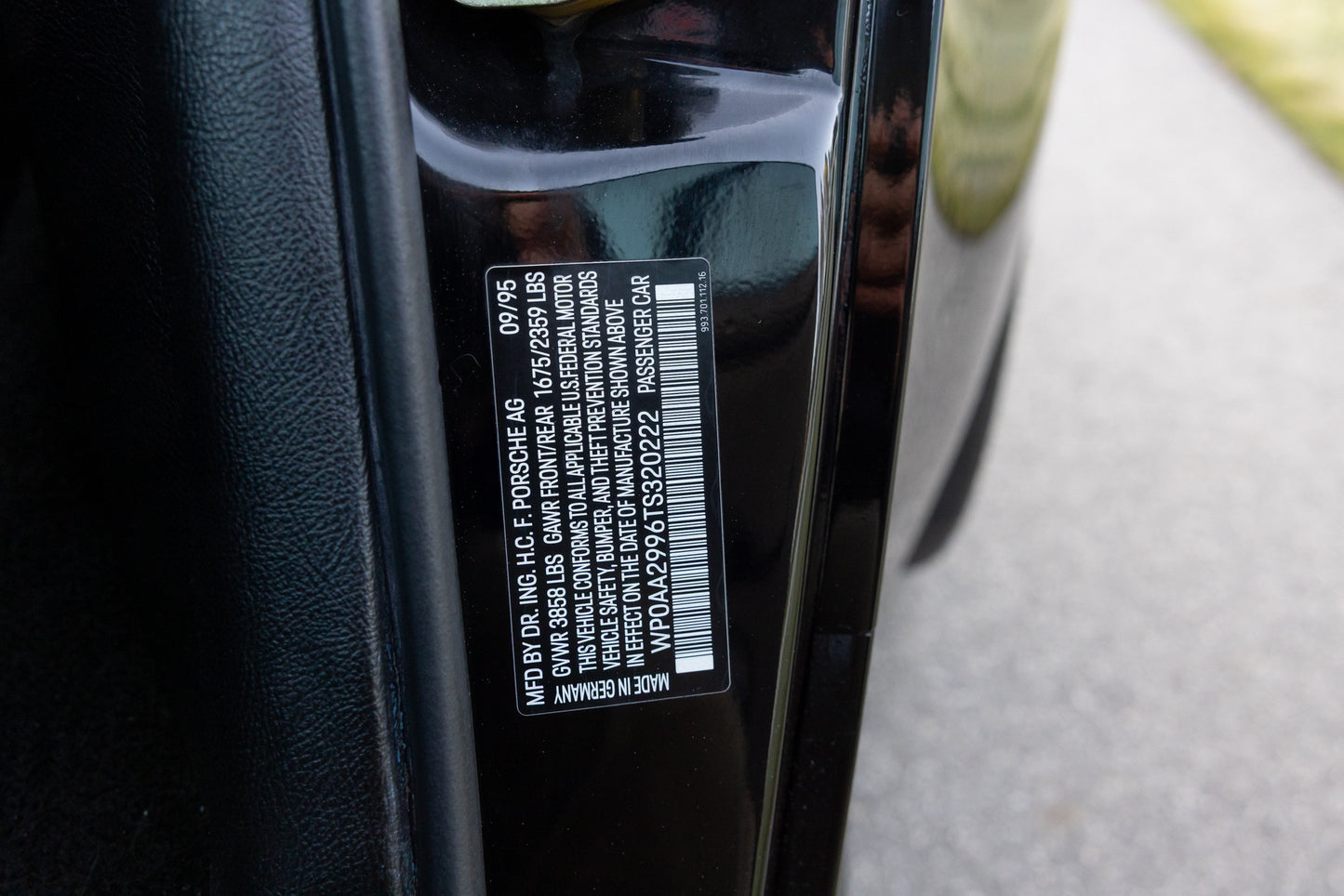 1996 Porsche 911 4S 3.8 RSTribute