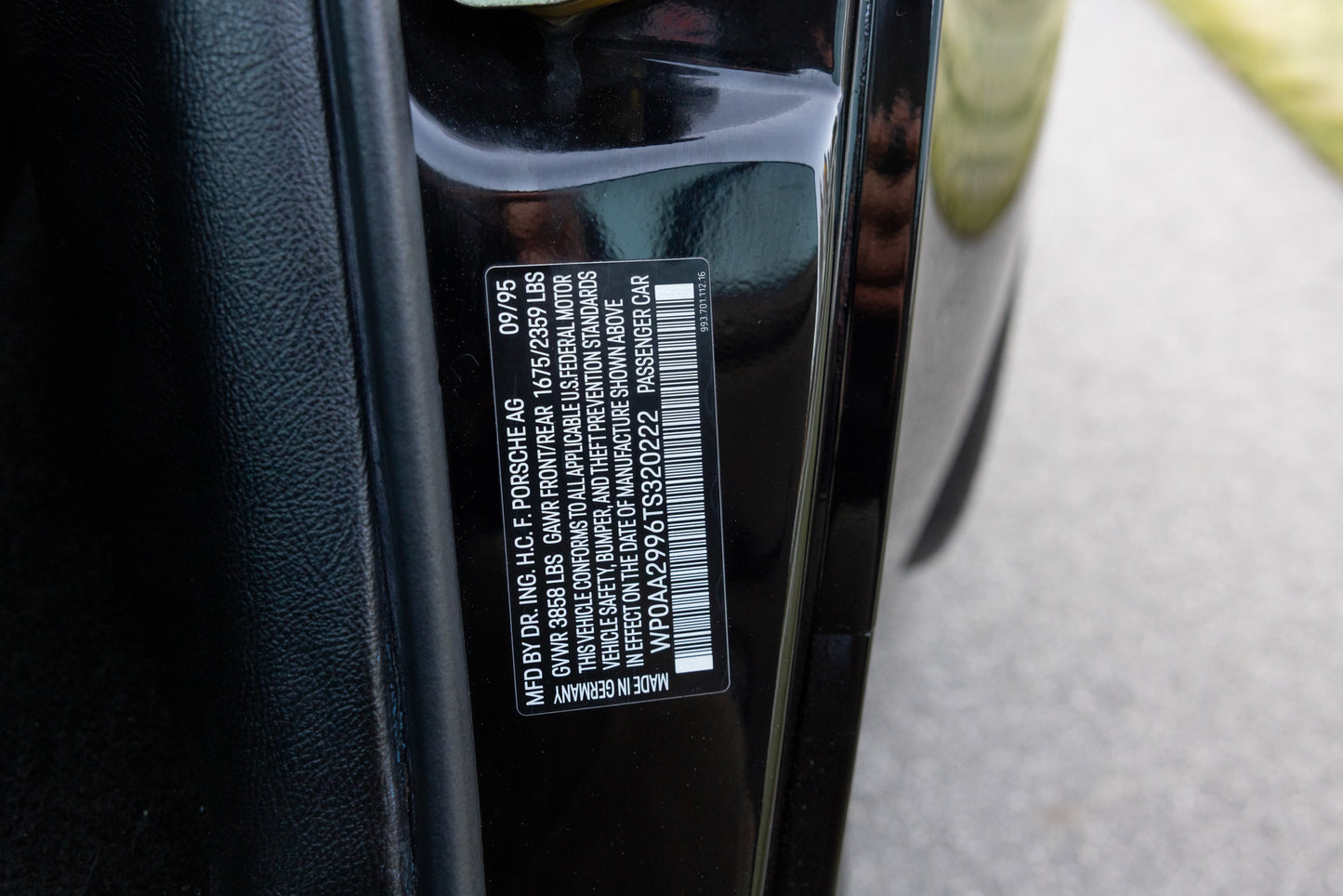 1996 Porsche 911 4S 3.8 RSTribute