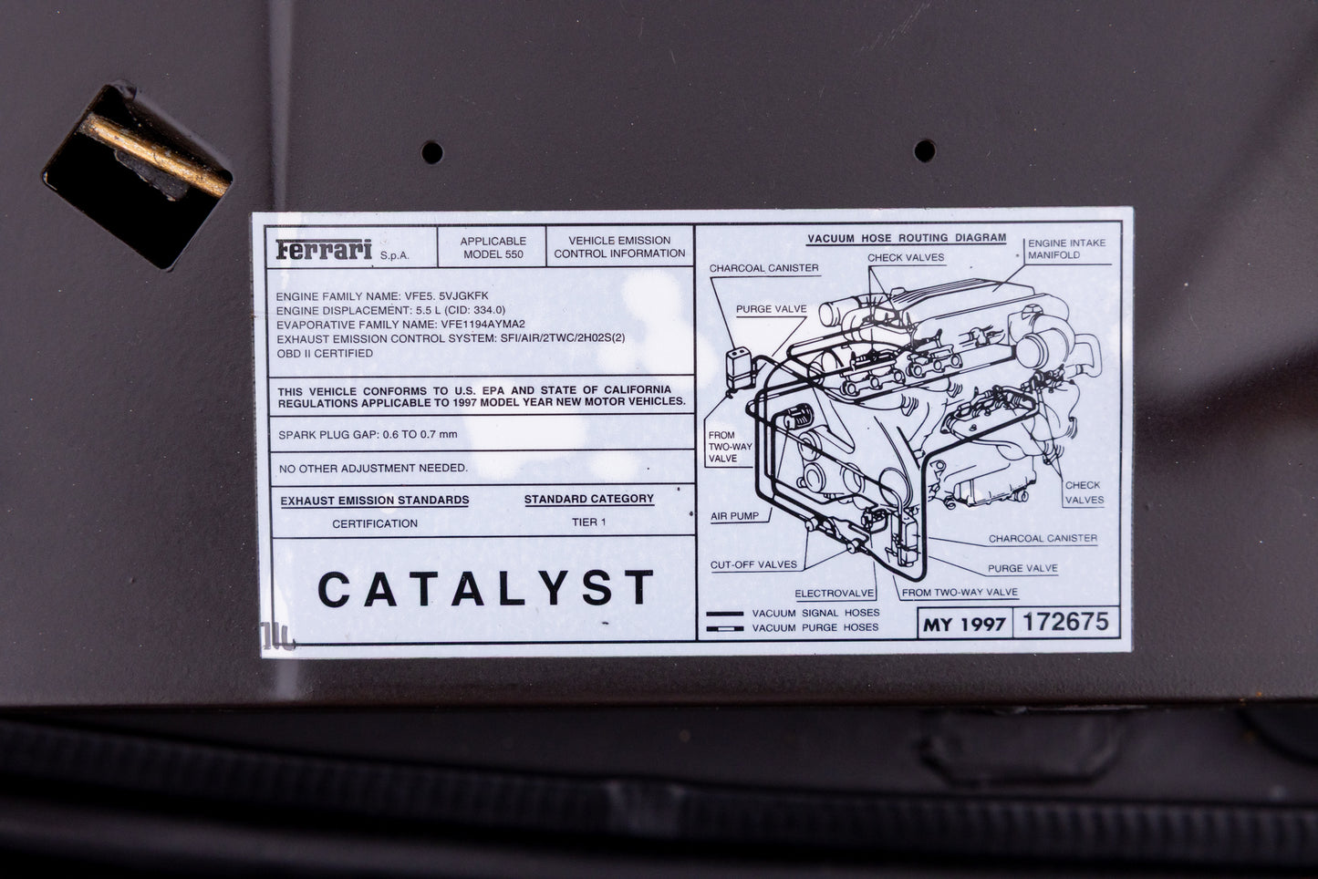1997 Ferrari 550 Maranello