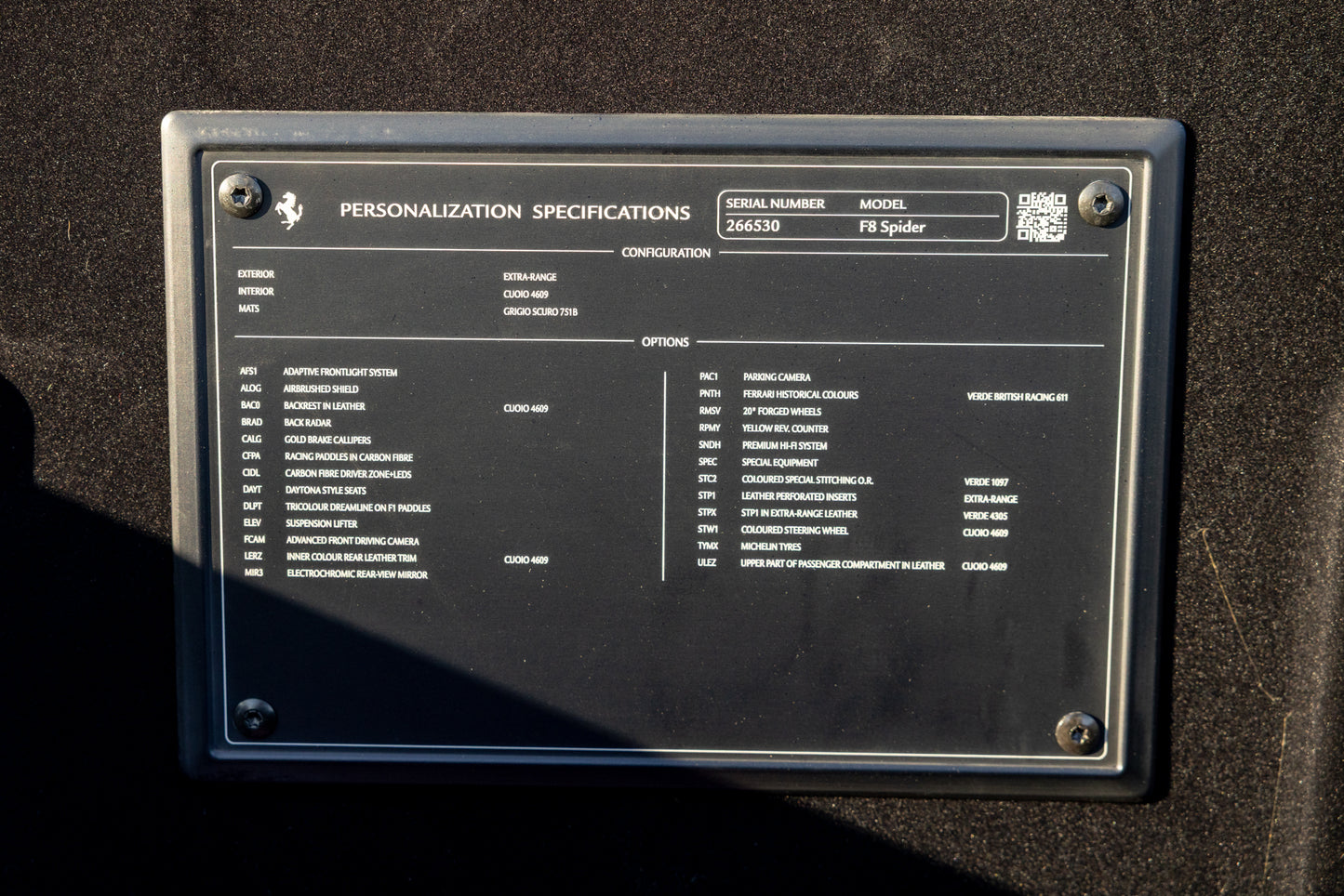 2021 Ferrari F8 Spider