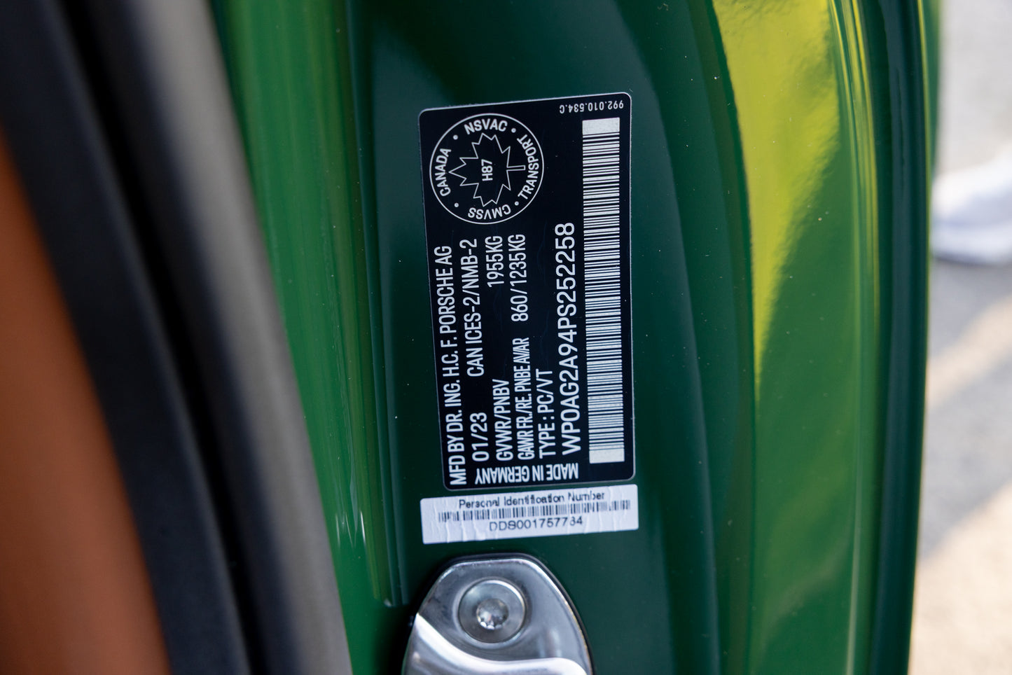 2023 Porsche 911 Sport Classic PTS Irish Green