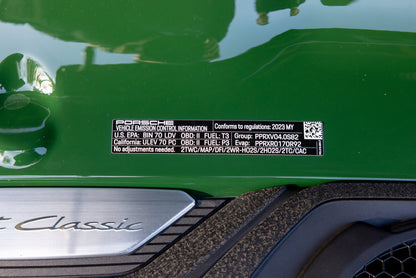 2023 Porsche 911 Sport Classic PTS Irish Green