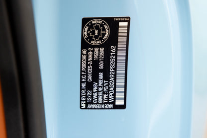 2023 Porsche 911 Sport Classic PTS Gulf Blue
