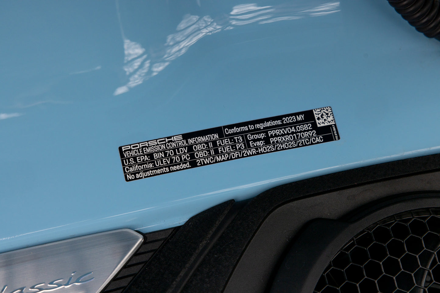 2023 Porsche 911 Sport Classic PTS Gulf Blue