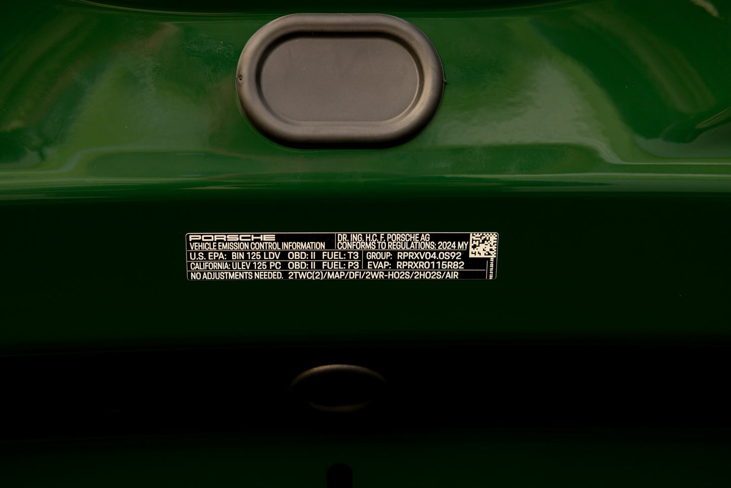 2024 Porsche Spyder RS Weissach