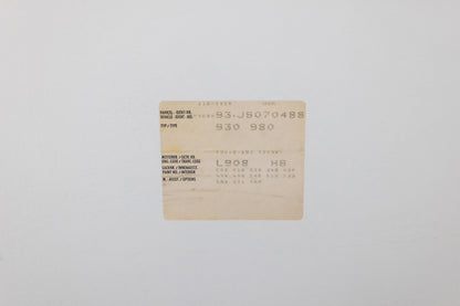 1988 Porsche 930 Turbo Cabriolet Slantnose