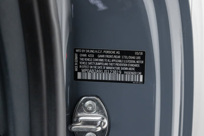 2018 Porsche 911 Carrera GTS Coupe 7-Speed