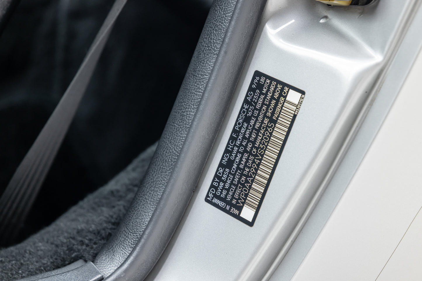 1997 Porsche 911 Carrera 4S 6-Speed