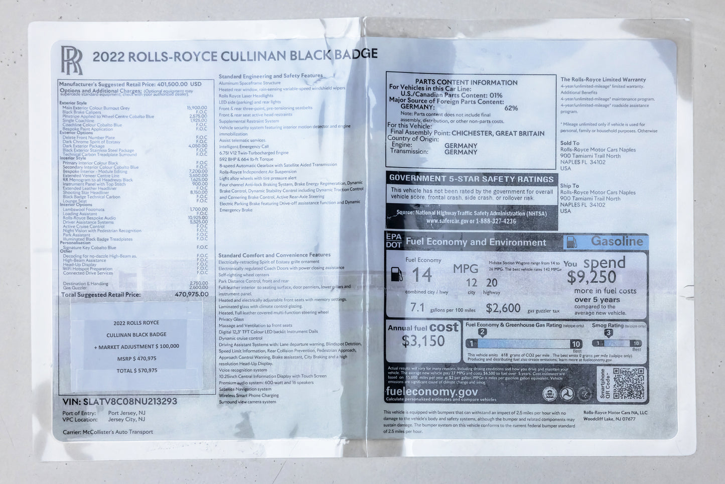 2022 Rolls-Royce Cullinan Black Badge