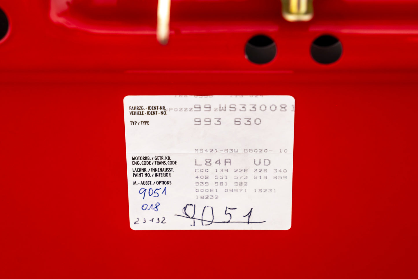 1998 Porsche 993 "S" Cabriolet