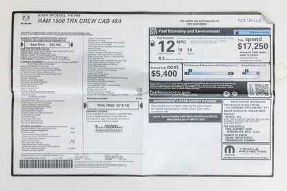 Modified 2024 Ram 1500 TRX Crew Cab 4×4