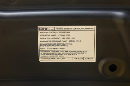 2020 Ferrari 488 Pista