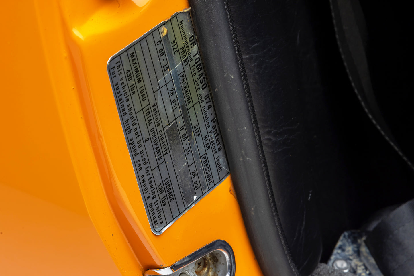 1973 DeTomaso Pantera L